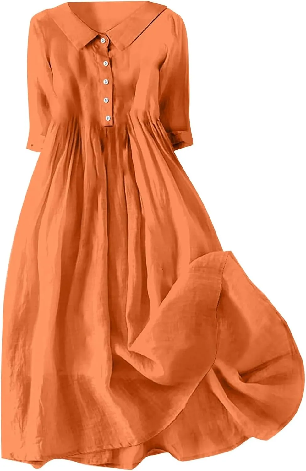 Sun Dresses for Women 2025 Vacation Beach Casual Loose Summer Cover Up V-Neck Dress Button Down Boho Short Sleeve Dresses