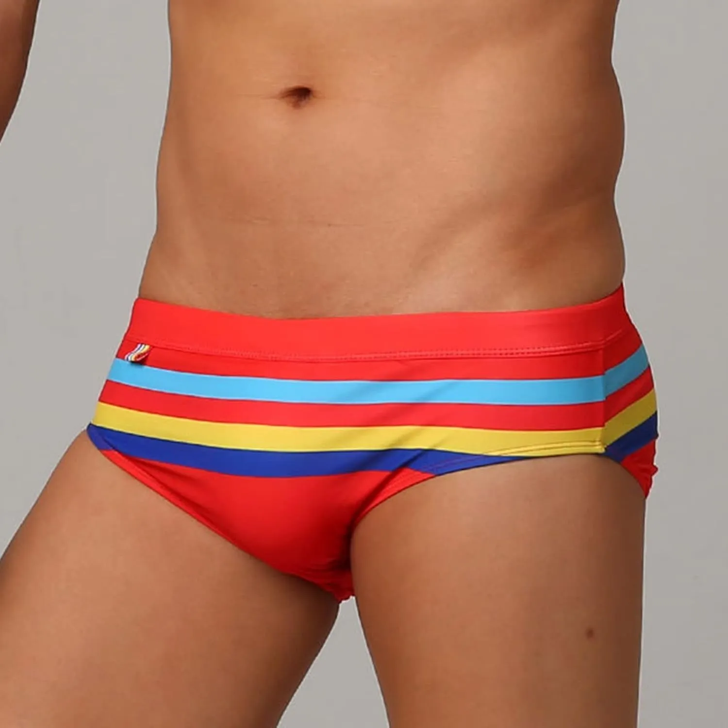 Swimming Trunks for Men Hawaiian Briefs Summer Swimsuit Fitness Underwear Bulge Pouch Hip Triangle Mens Short