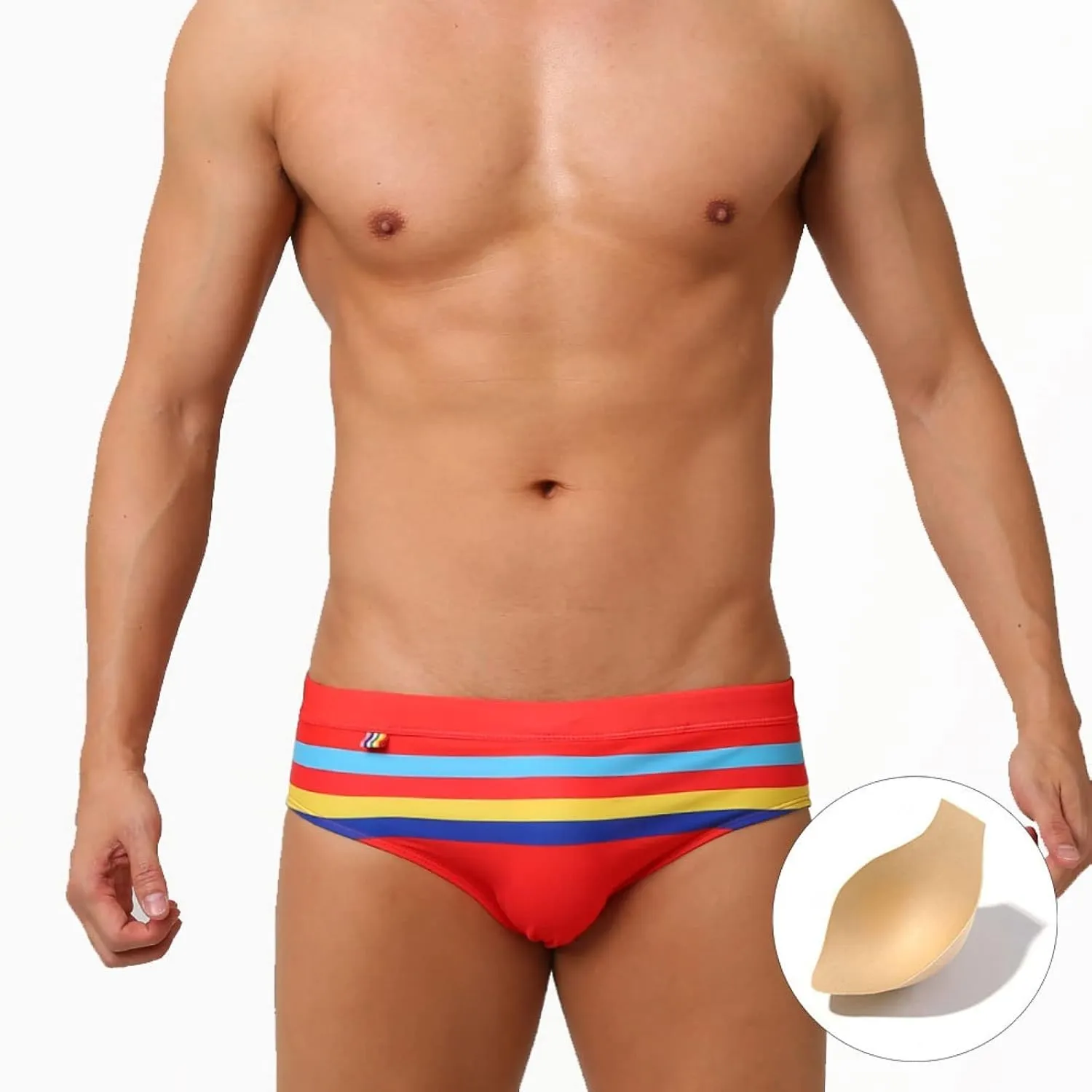Swimming Trunks for Men Hawaiian Briefs Summer Swimsuit Fitness Underwear Bulge Pouch Hip Triangle Mens Short