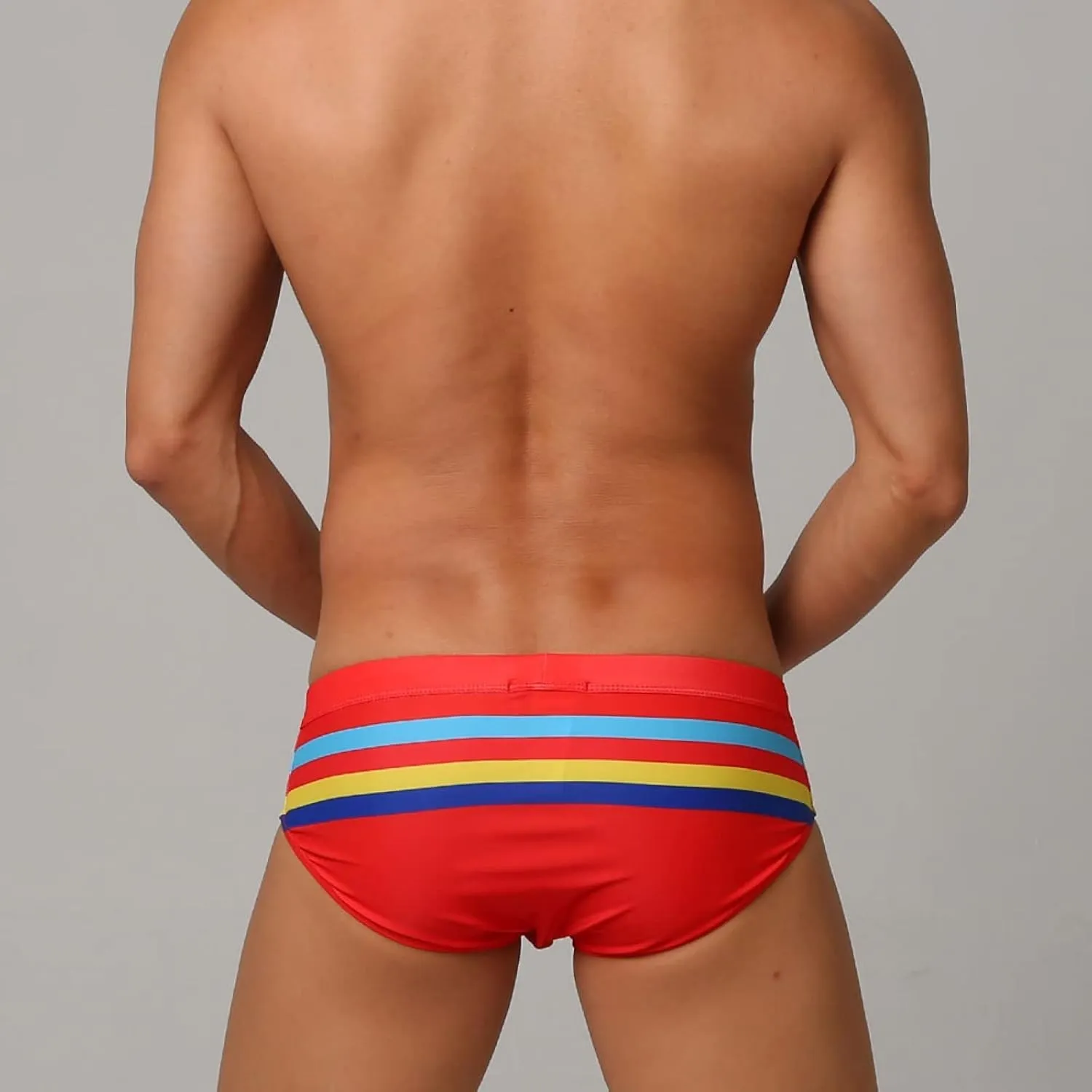 Swimming Trunks for Men Hawaiian Briefs Summer Swimsuit Fitness Underwear Bulge Pouch Hip Triangle Mens Short