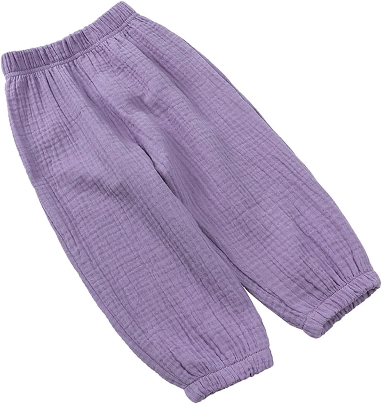 Toddler Pants Boys&, Relaxed Stretch Twill Toddler Casual Pants Soft Cotton Linen Harem Summer Long Pants