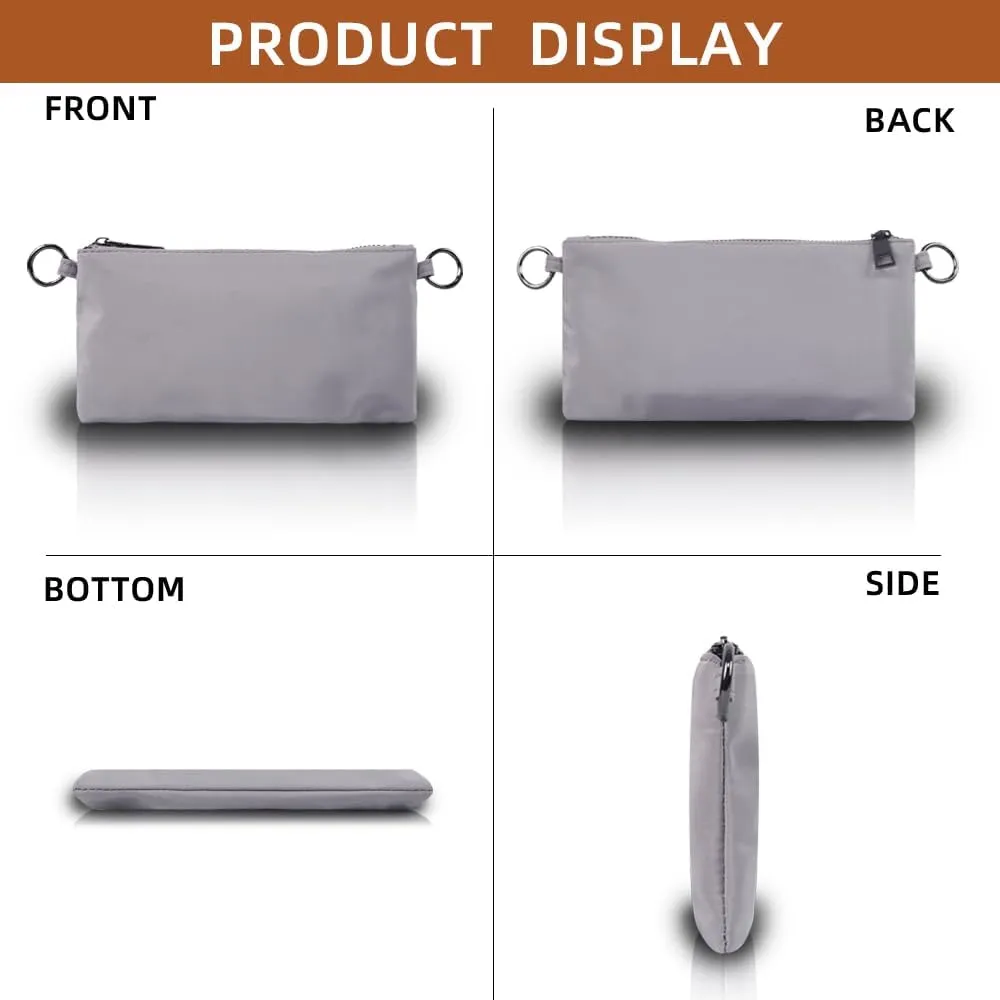 Trendy Crossbody Bags for Women Lightweight Nylon Shoulder Bag waterproof Waist Packs small purse for Travel sports