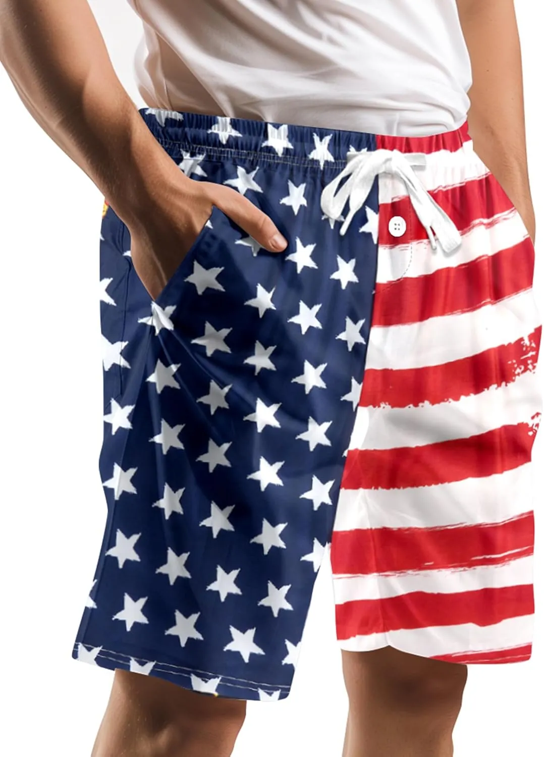 Vogseek Pajama Shorts for Men, Men's Pajama Bottoms, Sleep wear Pjs Pants