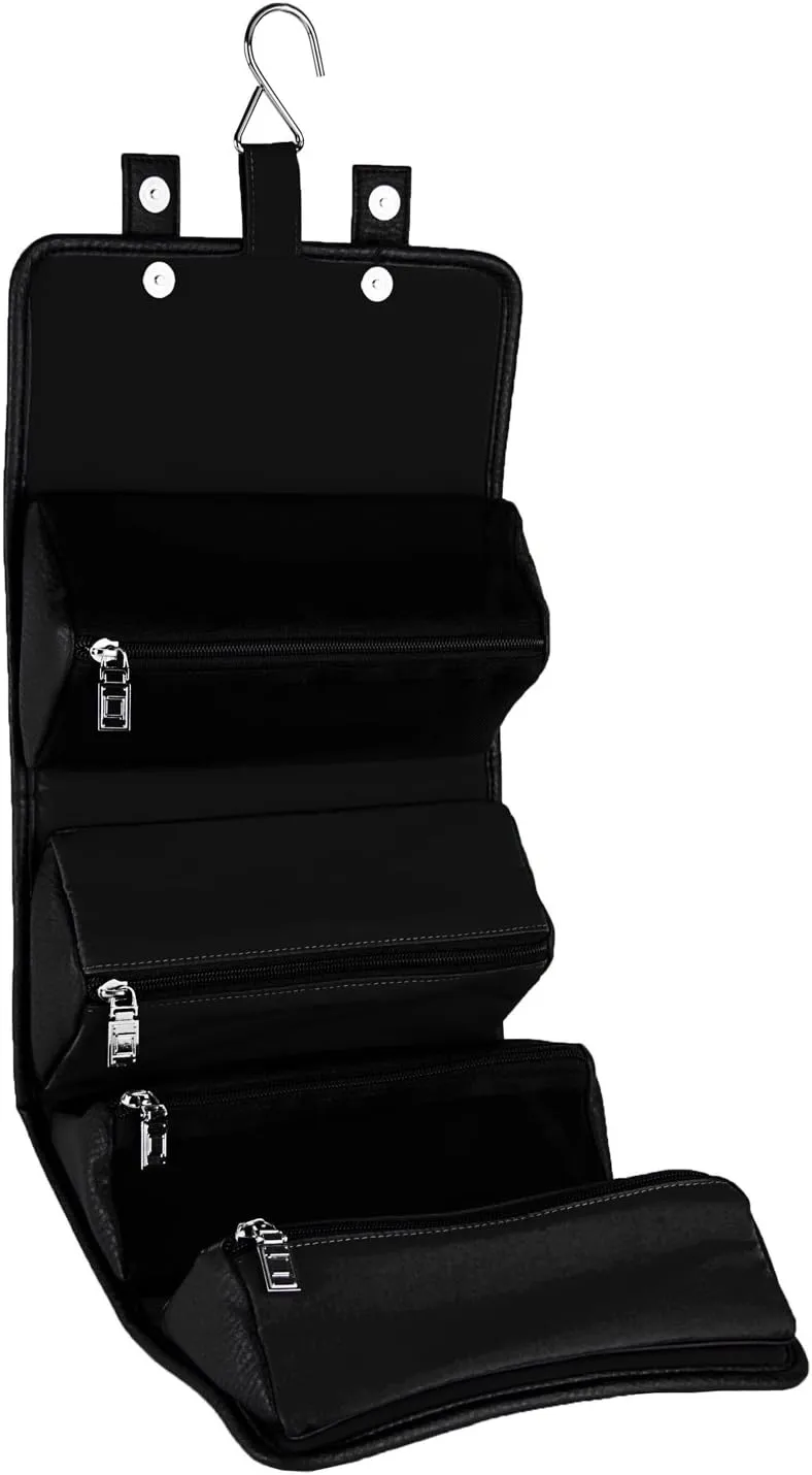 Water Resistant Hanging Toiletry Bag Travel Organizer Kit for Accessories, Shampoo, Toiletries