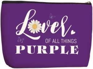 Wenboco Purple Accessories - Butterfly Gifts & Decor Makeup Bag - Birthday & Christmas Gifts for Her