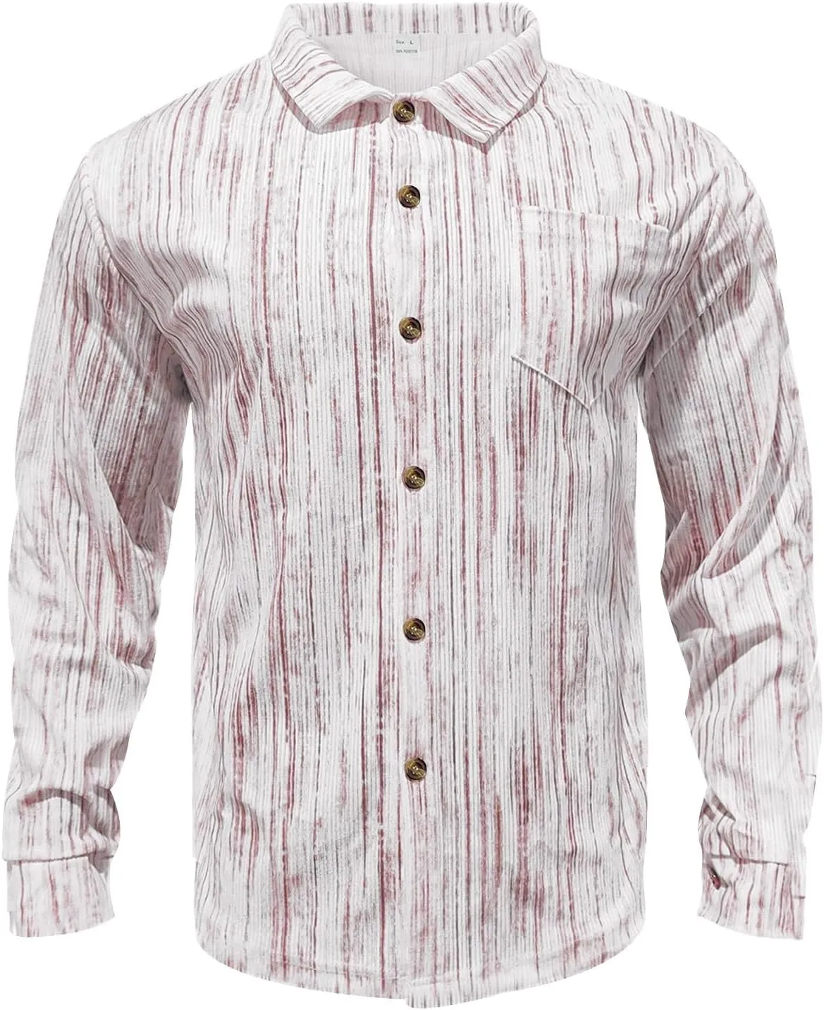 Western Shirts for Men Long Sleeve Slim Fit Button Down Casual Floral Printed Work Beach Hawaiian Shirt Party Prom