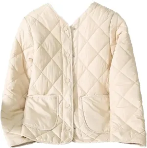 Women Jacket Winter Parkas Female Cotton-Padded Jackets Quilted Light Thin Down Cotton Short Coat Ladies Outwear