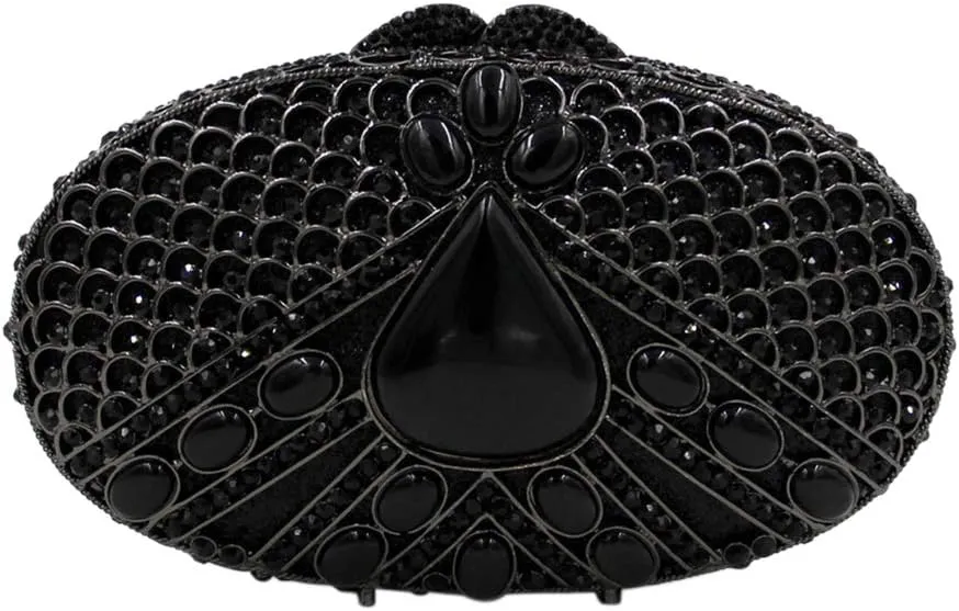 Women Rhinestone Wedding Evening-Bag Chain Luxury Clutch-Purse