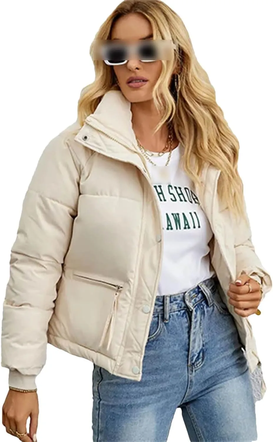 Women Short Parkas Jackets Autumn Winter Casual Pockets Thicken Outwear Casual Warm Snow Coat Cotton Padded Coats