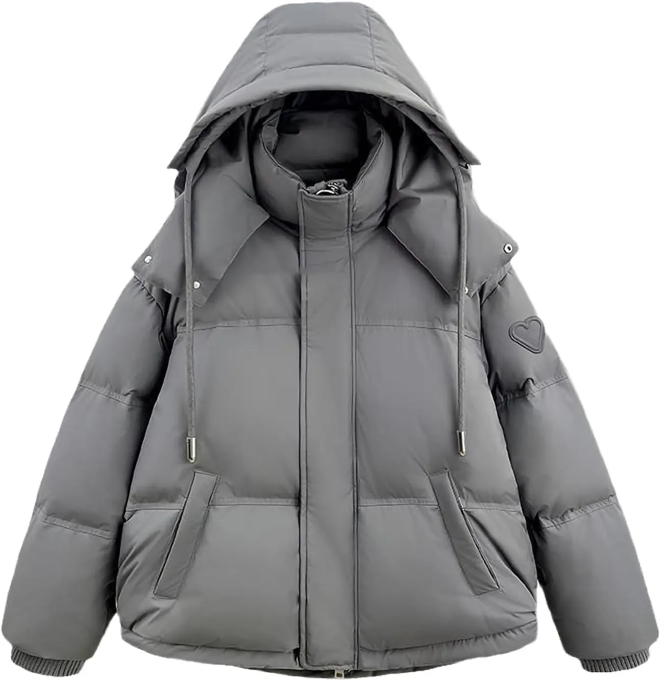 Women Thick Down Cotton Padded Cold Coat Female Plus Size Loose Overcoat Hooded Short Parkas Women Winter Oversize Jacket