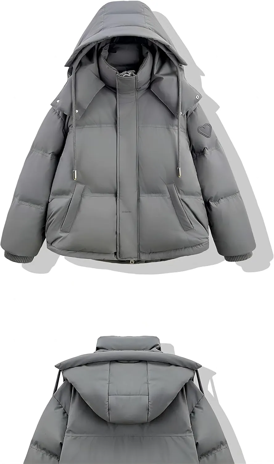 Women Thick Down Cotton Padded Cold Coat Female Plus Size Loose Overcoat Hooded Short Parkas Women Winter Oversize Jacket