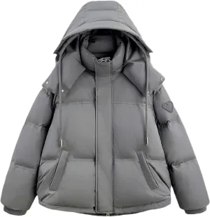 Women Thick Down Cotton Padded Cold Coat Female Plus Size Loose Overcoat Hooded Short Parkas Women Winter Oversize Jacket