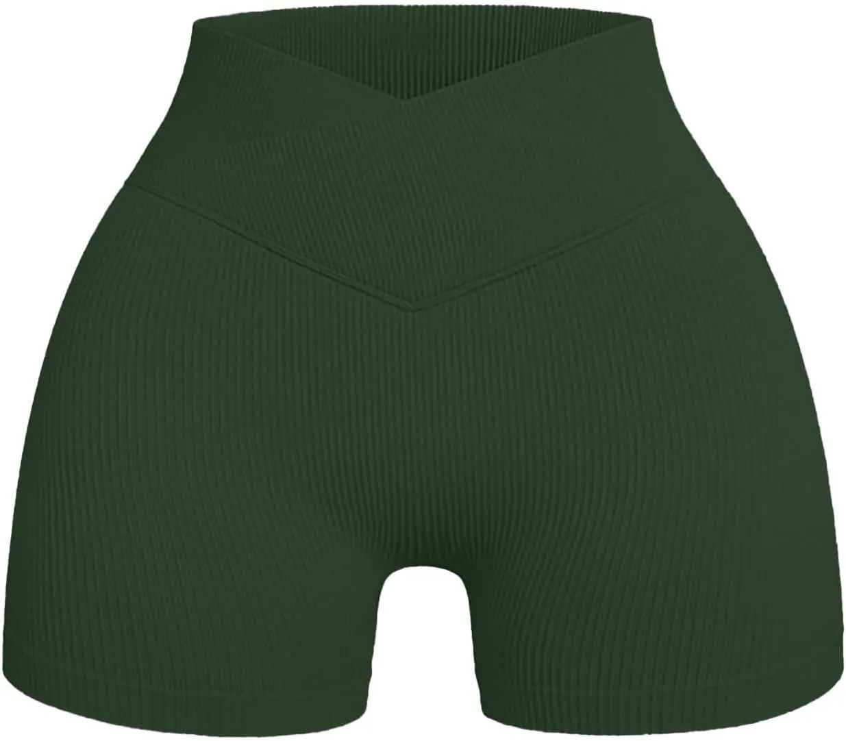 Women Workout Shorts High Waist Seamless Yoga Shorts Scrunch Butt Lifting Gym Shorts Running Booty Biker Shorts