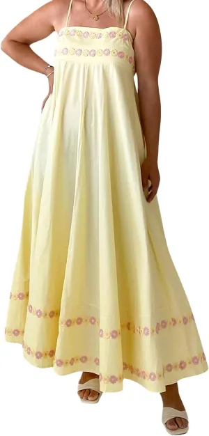 Women Y2k Floral Long Dress Boho Sleeveless Swing Maxi Dress Vintage Spaghetti Strap Aline Dress Cute Beach Sundress