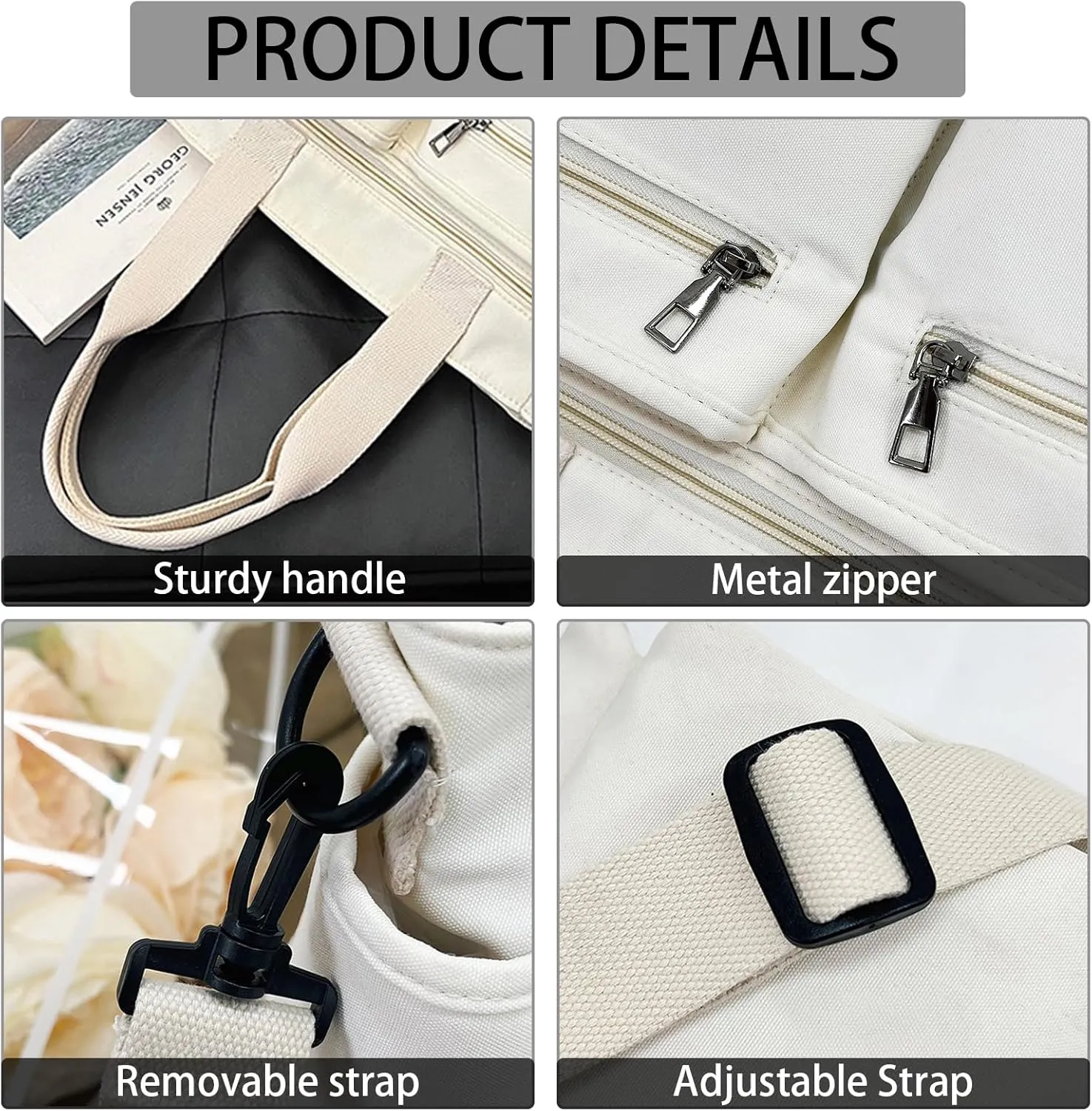 Womens Casual Corduroy Tote Bags with Multiple Pockets Hobo Crossbody Bag Travel Shoulder Bags Cute Purse Handbag