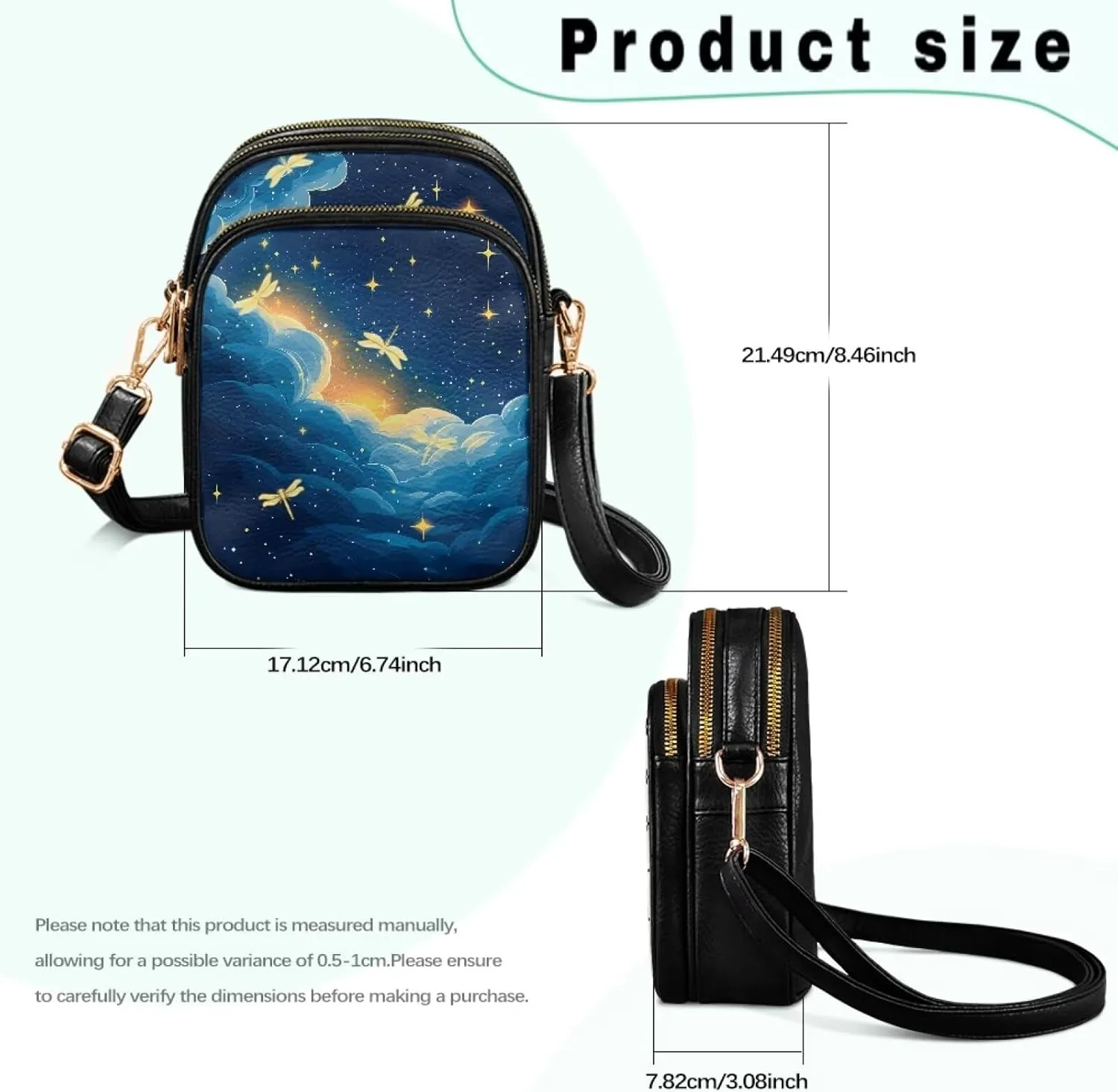 Womens Crossbody Purses with Chain Trendy Shoulder Handbags Large Capacity Travel Purse Over the Shoulder Purses