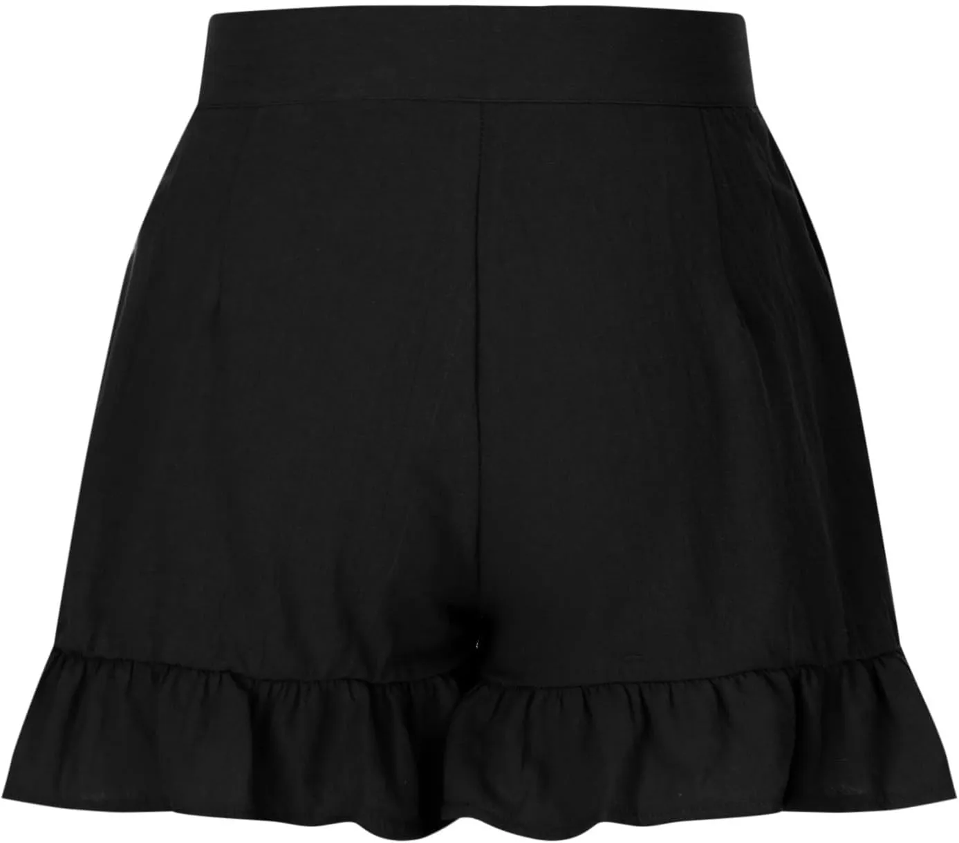 Women's High Waist Ruffle Trim Skort Y2k Bubble High Waist Wide Leg Shorts Summer A Line Beach Casual Mini Shorts