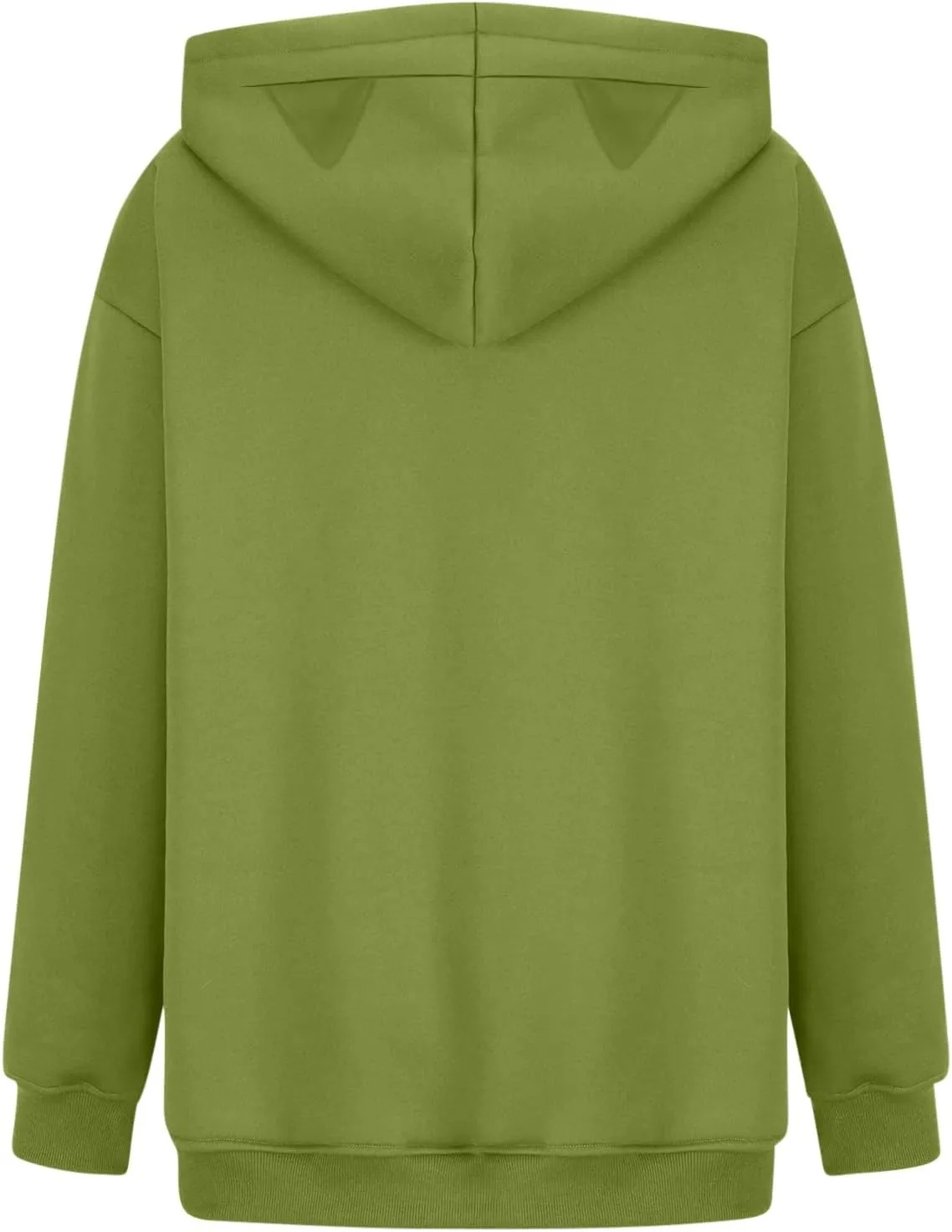 Womens Hoodies Cute Cat Ear Hoodie Sweatshirt Oversized Long Sleeve Pullover Tops Fleece Soft Pullover Sweater