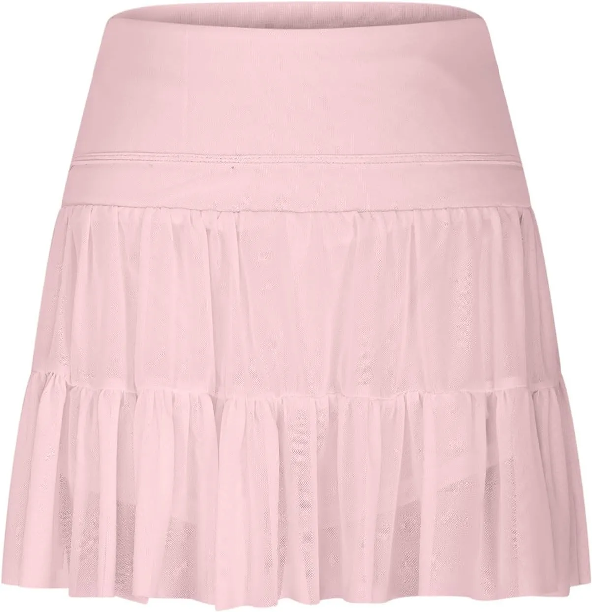 Women's Mini Skirt Flowy Pleated High Waisted Ruffle Tennis Skirts Athletic Skater Golf A Line Beach Vacation Skirts