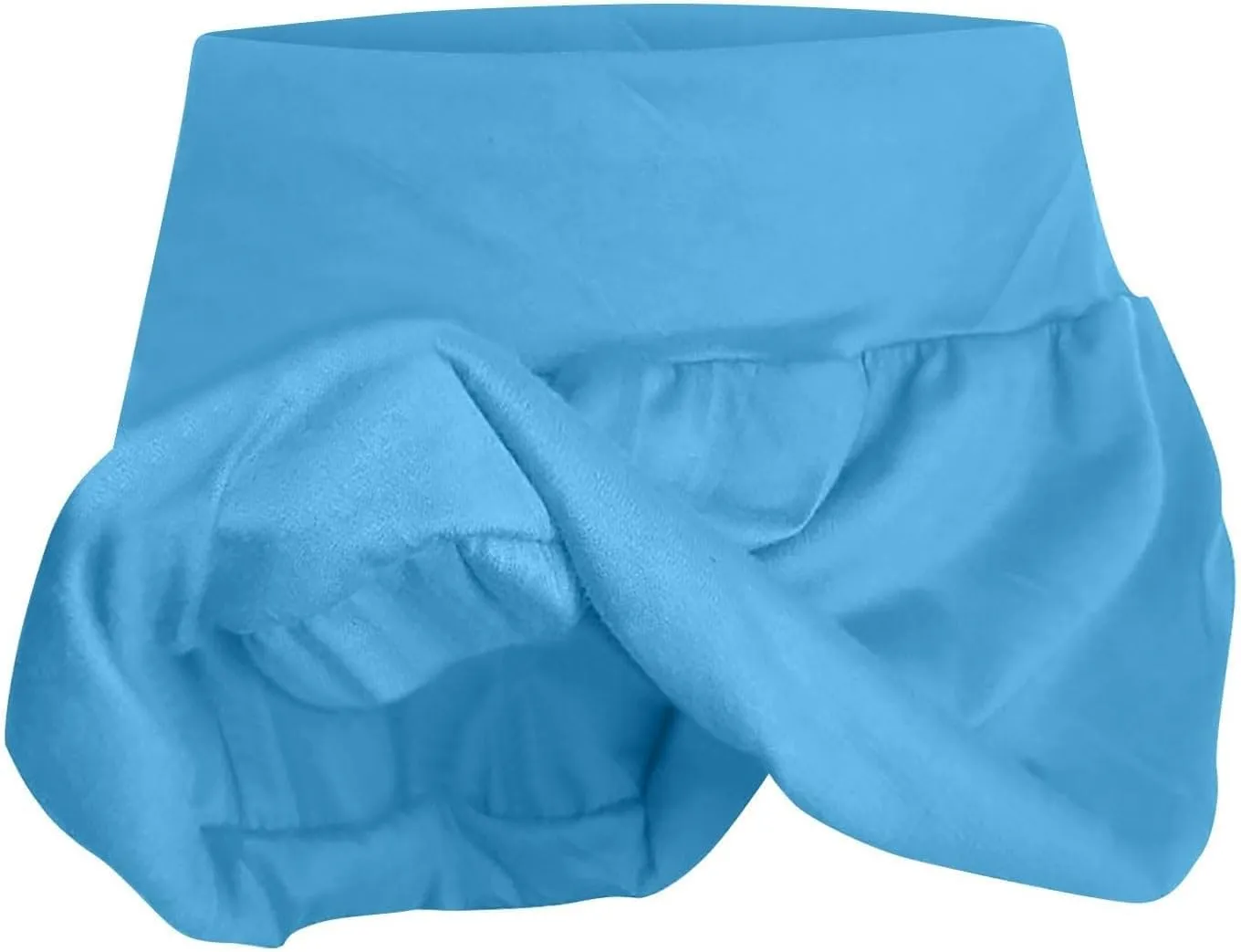 Women's Mini Skirts Solid Color High Waist Skirt Double Layer Bubble Skirt, XS-L