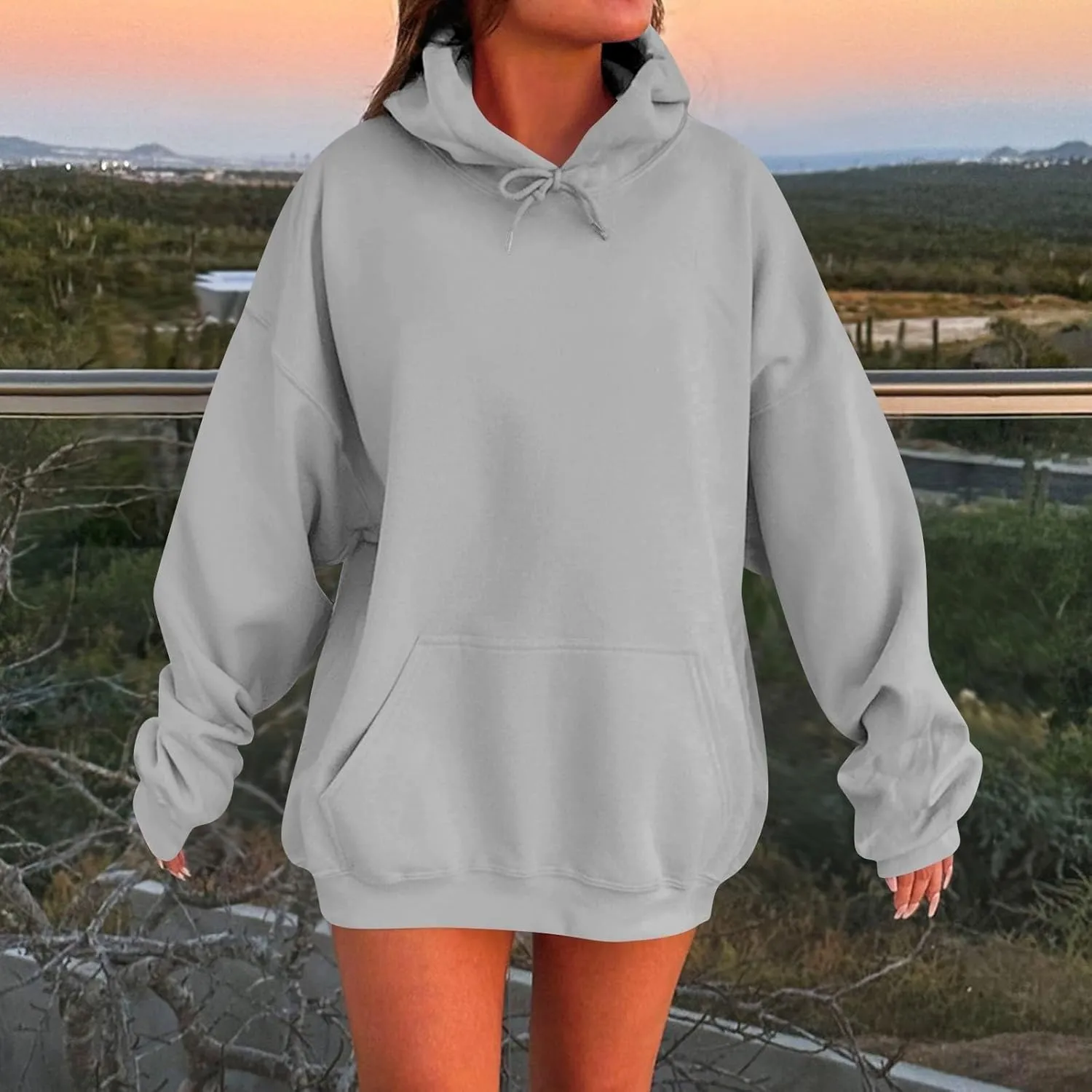 Womens Oversized Hoodies Winter Cotton Sweatshirts Pullover 2025 Fashion Tops Trendy Outfits