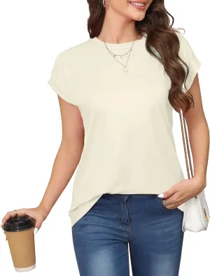 Womens Shirts Boho Plus Size Summer Tops Dresses Casual Blouses Cap Sleeve Womens Tank Tops