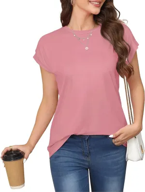Womens Shirts Boho Plus Size Summer Tops Dresses Casual Blouses Cap Sleeve Womens Tank Tops
