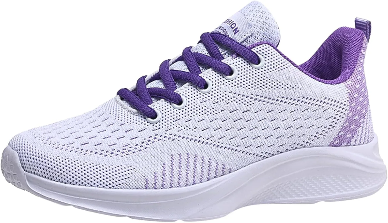 Women's Slip on Walking Shoes Non Slip Memory Foam Arch Support Running Shoes Breathable Mesh Sports Workout Tennis Shoes Fashion Lace Up Sneakers