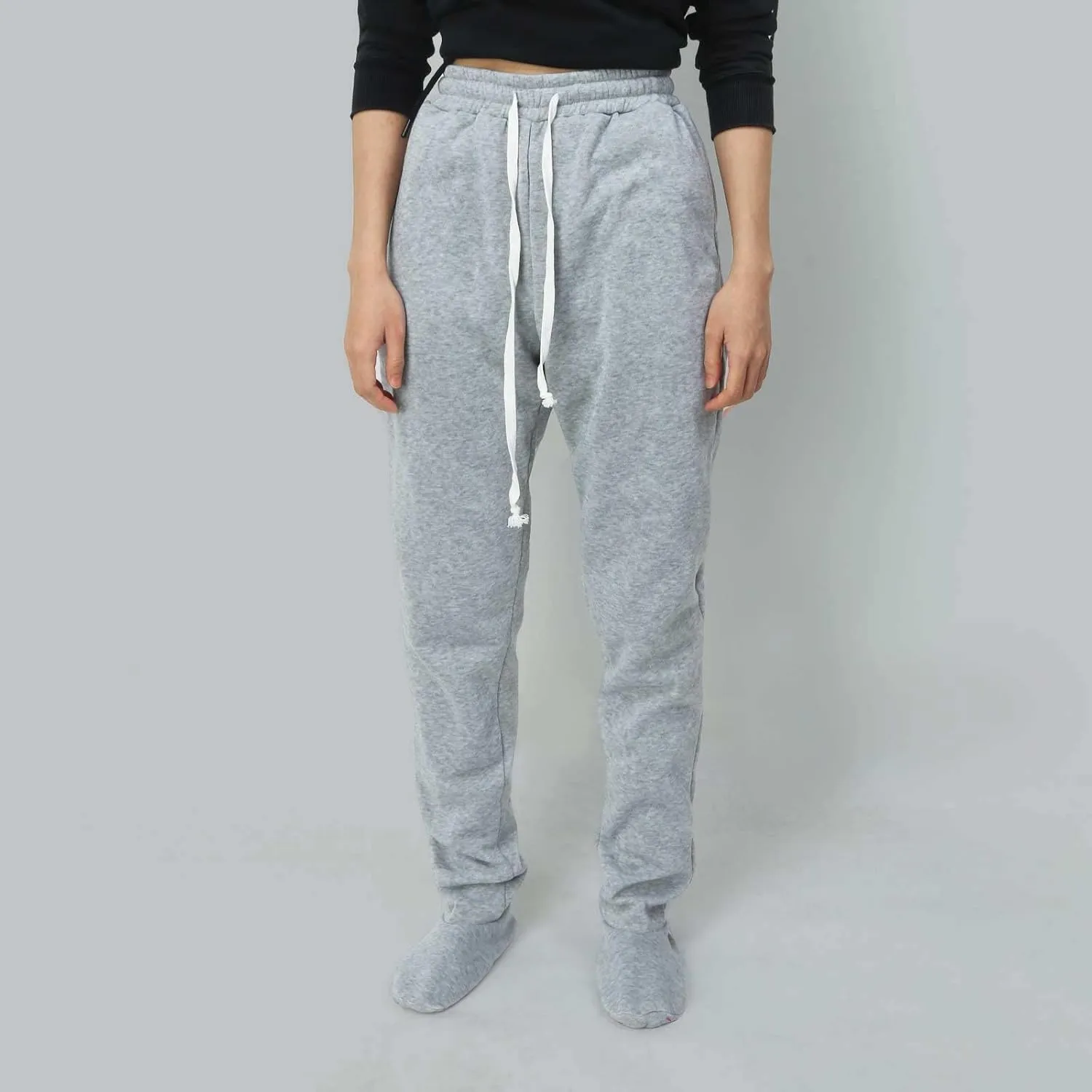 Womens Summer Pants Baggy Drawstring High Waist Lounge Pants Straight Leg Comfy Casual Trousers with Pockets 2025