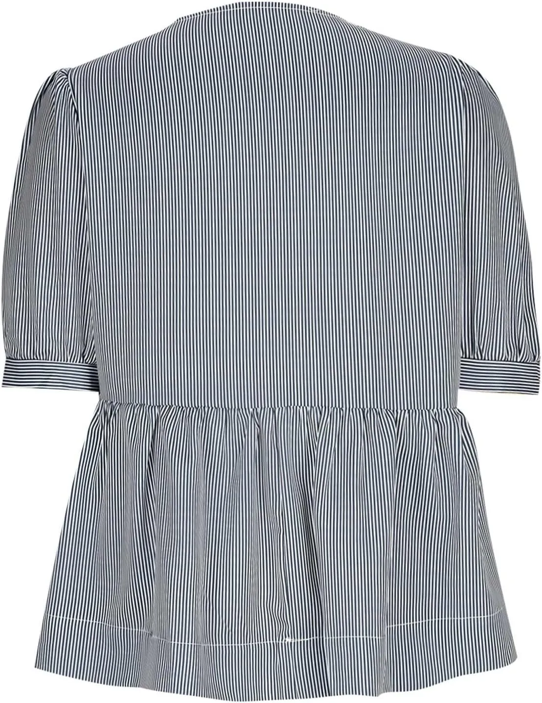 Womens Summer Tops Tie Front Peplum Shirts Puff Short Sleeve Plaid Floral Blouse Going Out Dating Girls Fashion Top