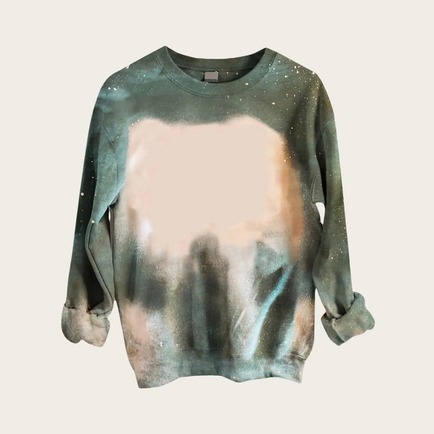 Womens Sweatshirt Crewneck Fashion Tie Dye Print Tops Casual Pullover Fleece Sweatshirt Loose Lightweight Sweatshirt